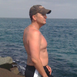 Kristopher Lauchner at beach in San Diego