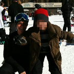 Desiree and Sage Capuano snowboarding