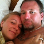 Desiree Capuano and Kristopher Lauchner, showing their undying love for each other