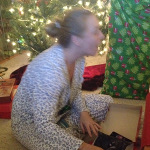 Desiree Capuano on Christmas morning