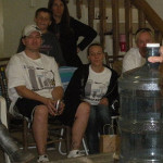 Desiree Capuano hanging out with Kristopher Lauchner at Kristopher's father's house